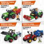 4-in-1 Farm Tractor Building Blocks