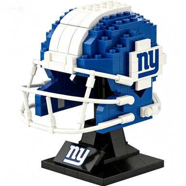 🏈 NFL Edition Brick Helmet Collection - 32 Teams Available - 3D DIY Display Model for Fans 🧱