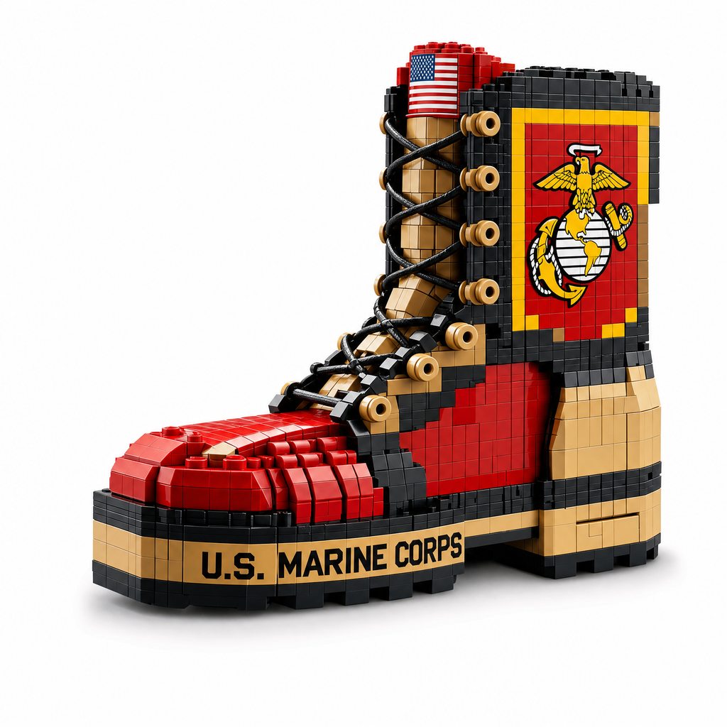🎖️ Hero's Tread: Premium Military Boot Building Block Collection | Build the Legacy