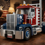 Tribute to the Highway Legend! Classic American Big Rig Building Set | Stars & Stripes Edition 🇺🇸🚛