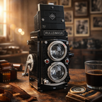 Classic TLR Camera Brick Set | Vintage Display Piece | Elevate Your Workspace for Creatives