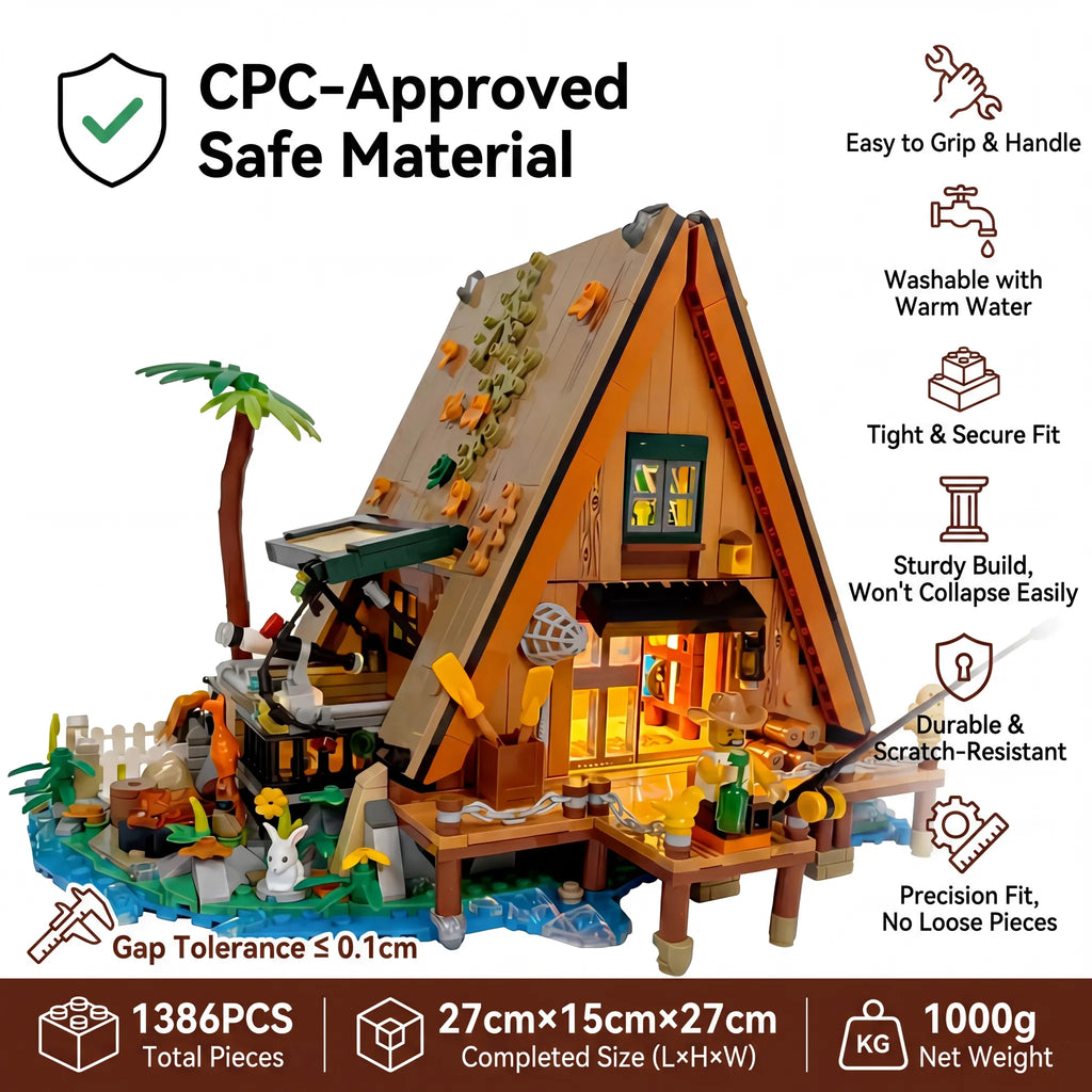 🌲 Jungle Cabin Building Blocks | Build a Little Memory of the Forest