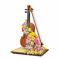 Eternal Flower Violin Decor | Luxury Preserved Floral Art | Unique Accent Piece for Music Lovers