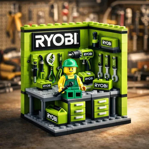 Build Your Dream Garage 🛠️ | ToolMaster Miniature Workshop Brick Set