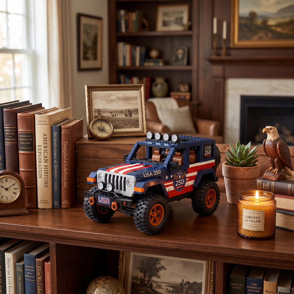 USA 250th Anniversary Off-Road Brick Set — Collect a Piece of Freedom and Adventure