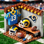 🏈 NFL Locker Room Brick Set - 32 Teams Available - 3D Mini Stadium Diorama & Fan Collectible 🧱