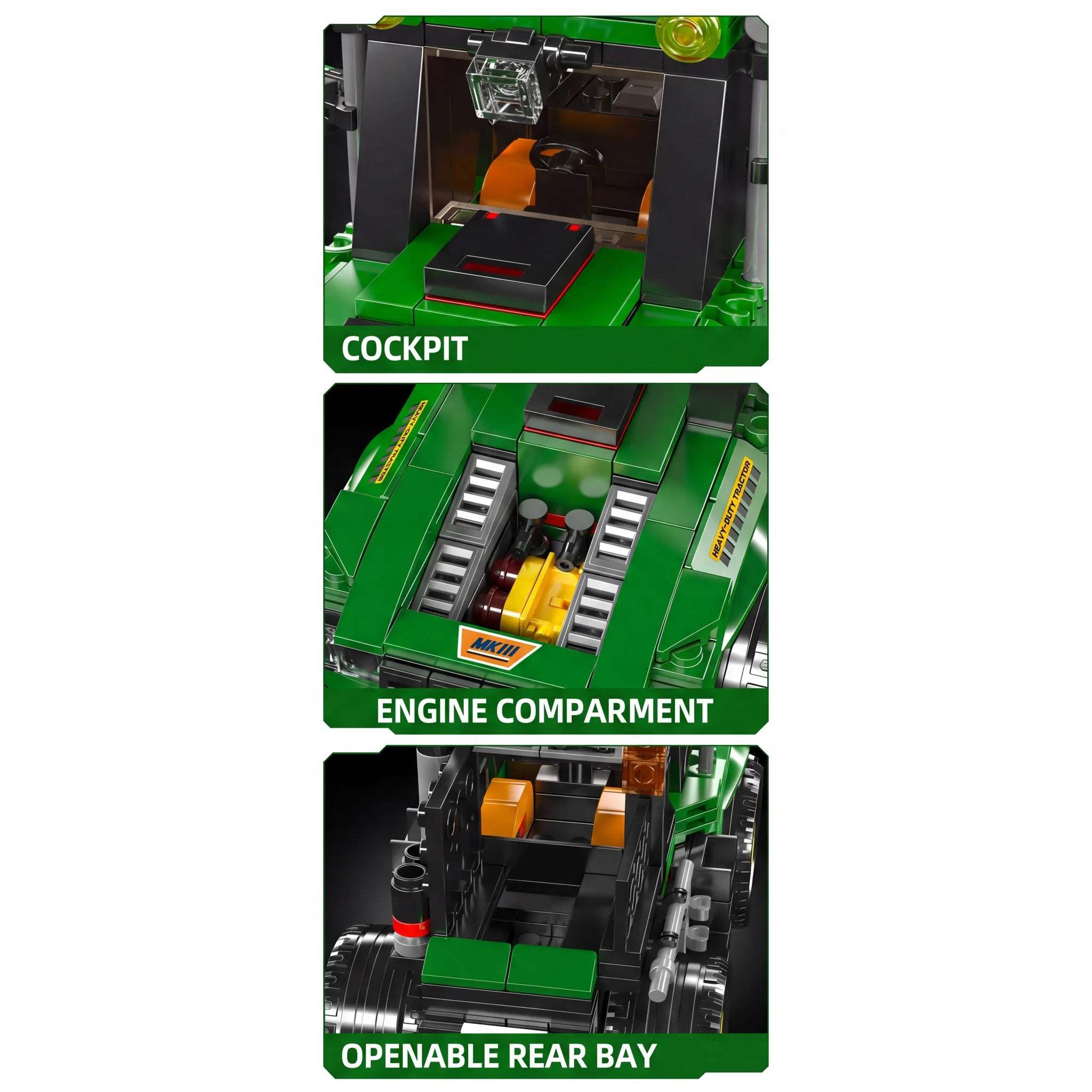 🚜 Mini Engineering Farm Tractor Building Blocks | Build a Little Piece of Farm Life