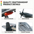 P-51 Mustang Fighter Aircraft Building Block Set
