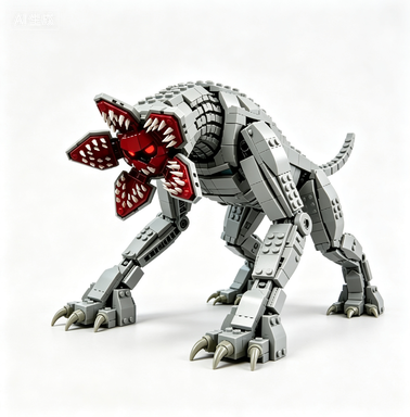 Stranger Things Demogorgon Building Block Model Horror Collectible Decor