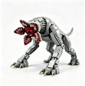Stranger Things Demogorgon Building Block Model Horror Collectible Decor
