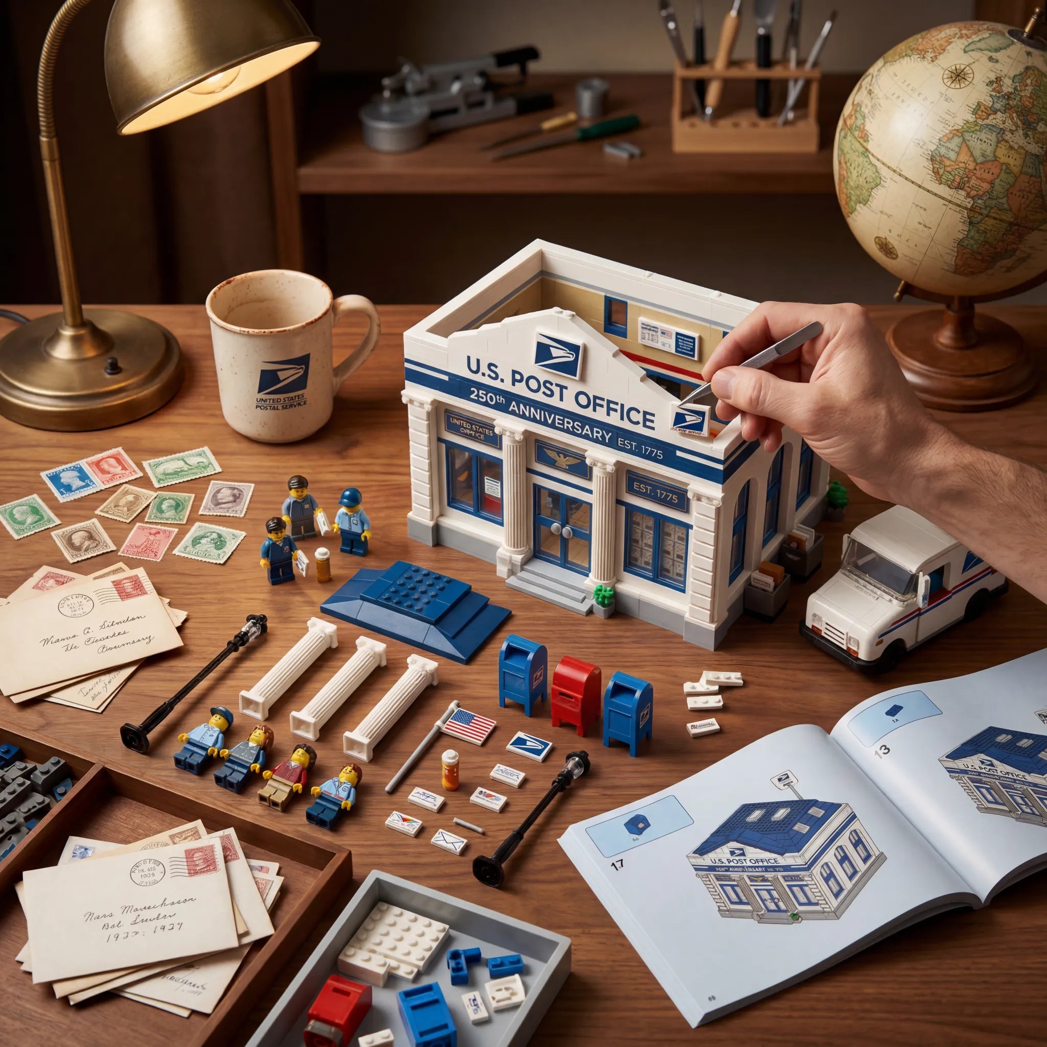 Build Your Own U.S. Post Office | Postal Building Block Set