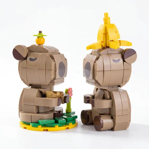 "Allow Everything" Zen Capybara Micro Building Blocks | Desk Stress Relief Toy & Healing Decor