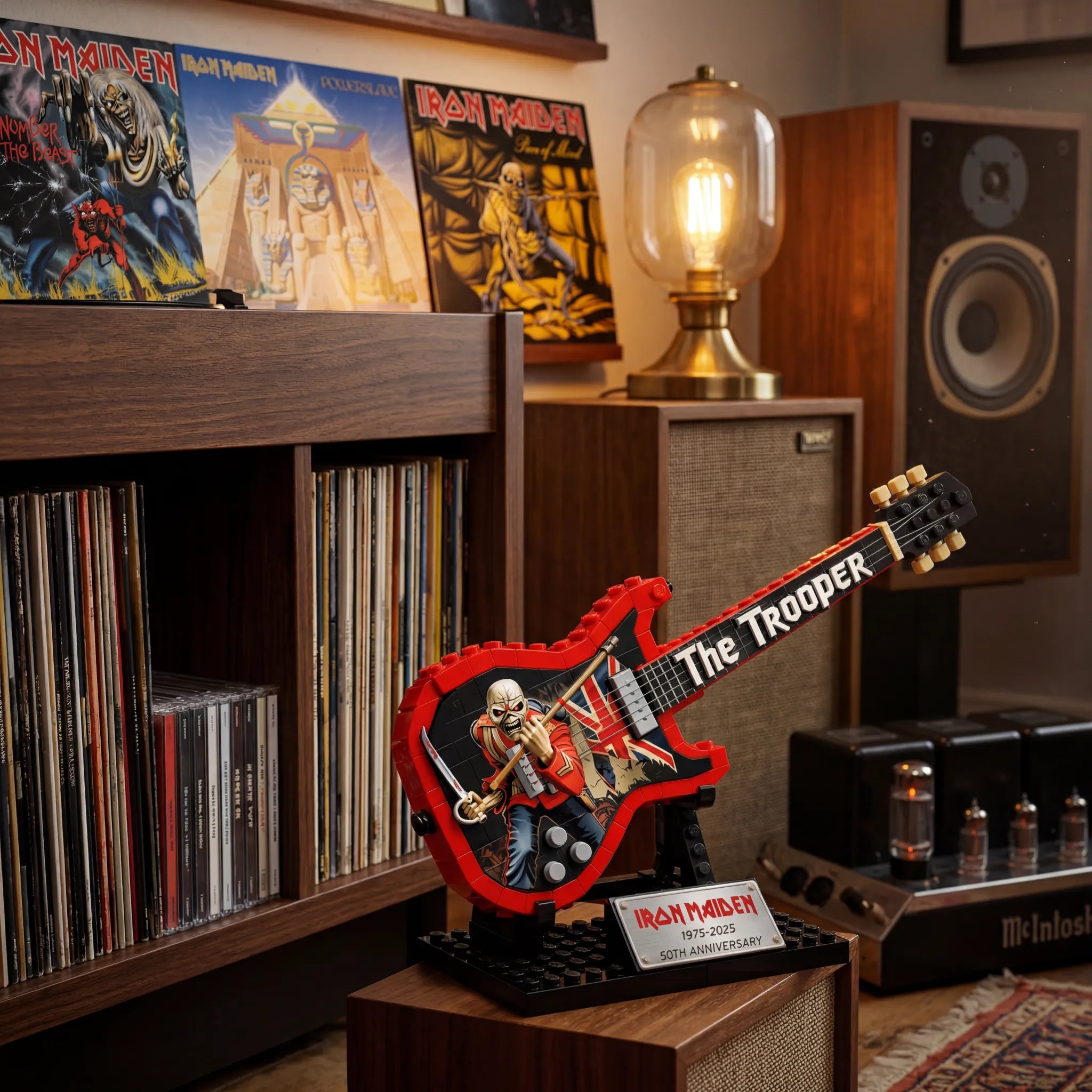 🎸 Live Stage Rock Guitar Building Brick Set