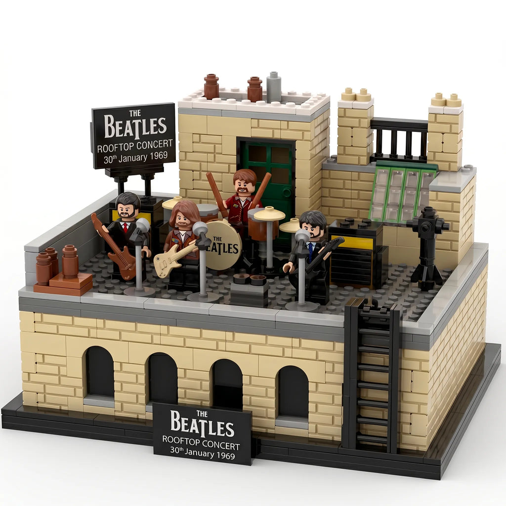 The Beatles Rooftop Concert Building Block Set