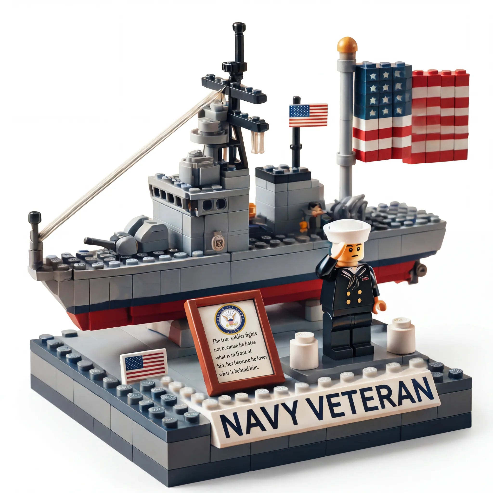 A Tribute to American Service Building Block Set