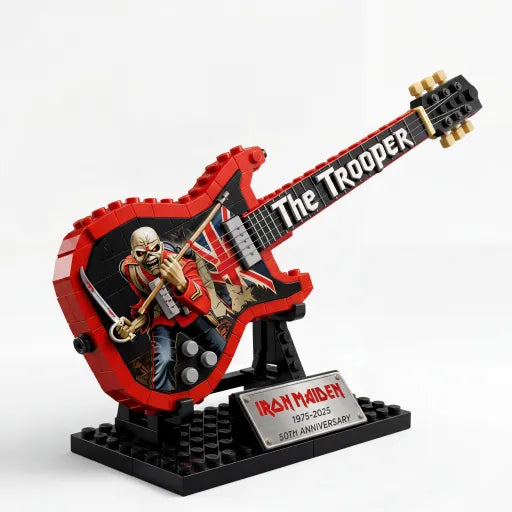🎸 Live Stage Rock Guitar Building Brick Set