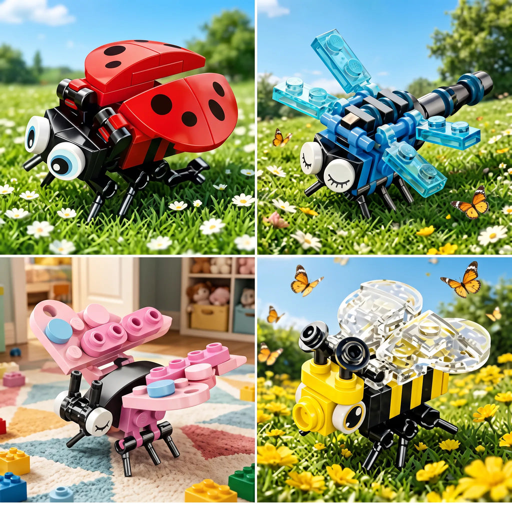 Mini Insect Collection Building Blocks Set
