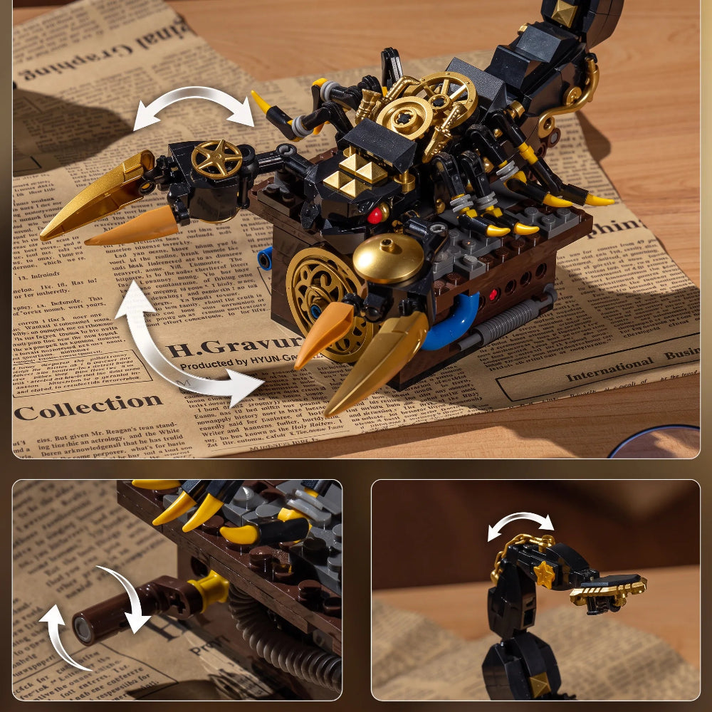 Mechanical Scorpion Building Block Set