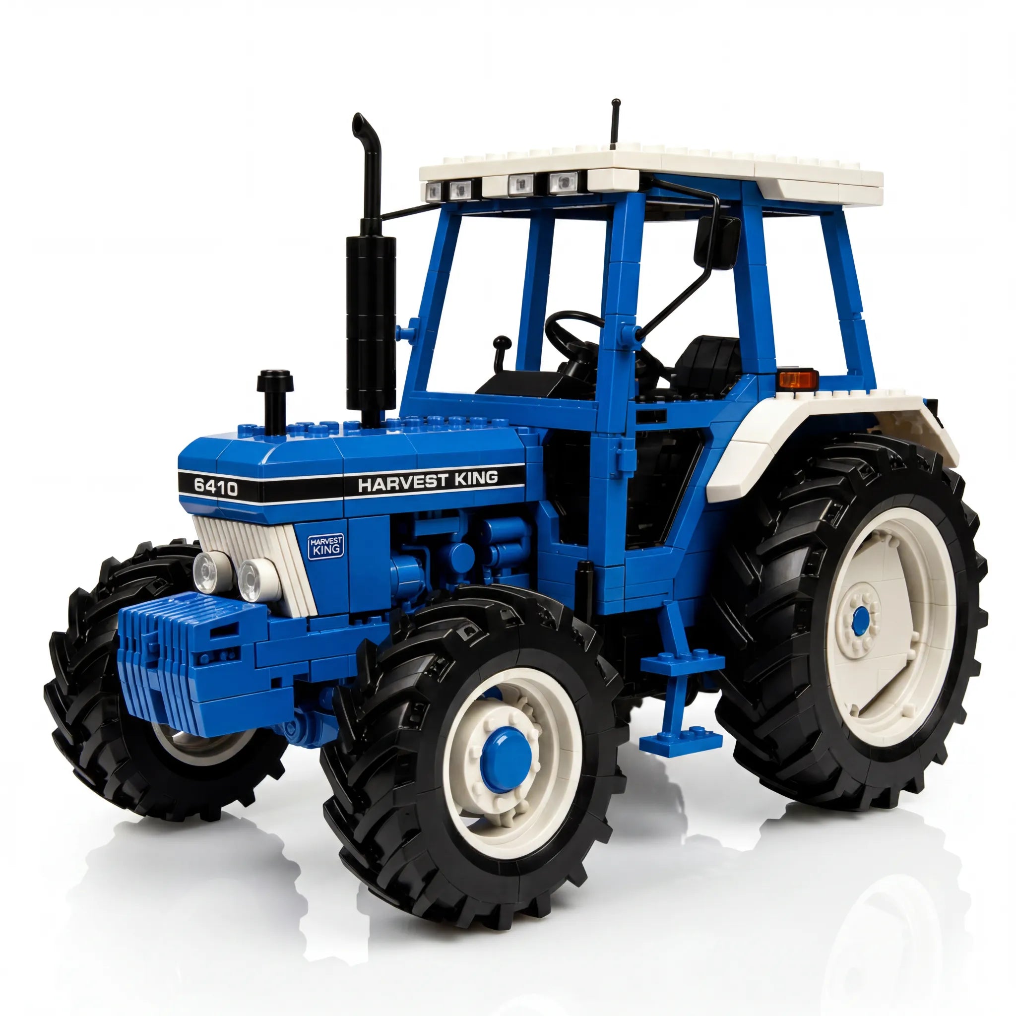 🚜  Retro Tractor Brick Set — Relive Farm Classics