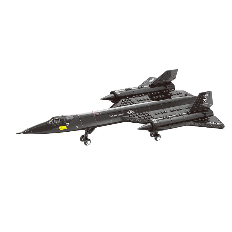 SR-71 Blackbird Reconnaissance Aircraft Building Block Set