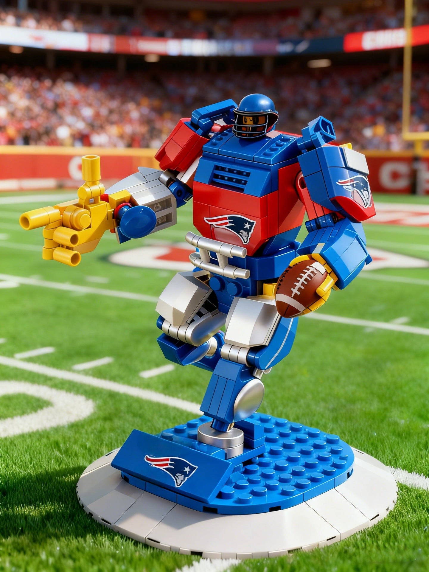 🏈 Ultimate Fan Collection: Pro League 32-Team Exclusive Mecha Building Blocks | Build Your Team Faith!