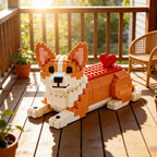 🐶 Corgi Love Brick Set — Build a Little Piece of Happiness