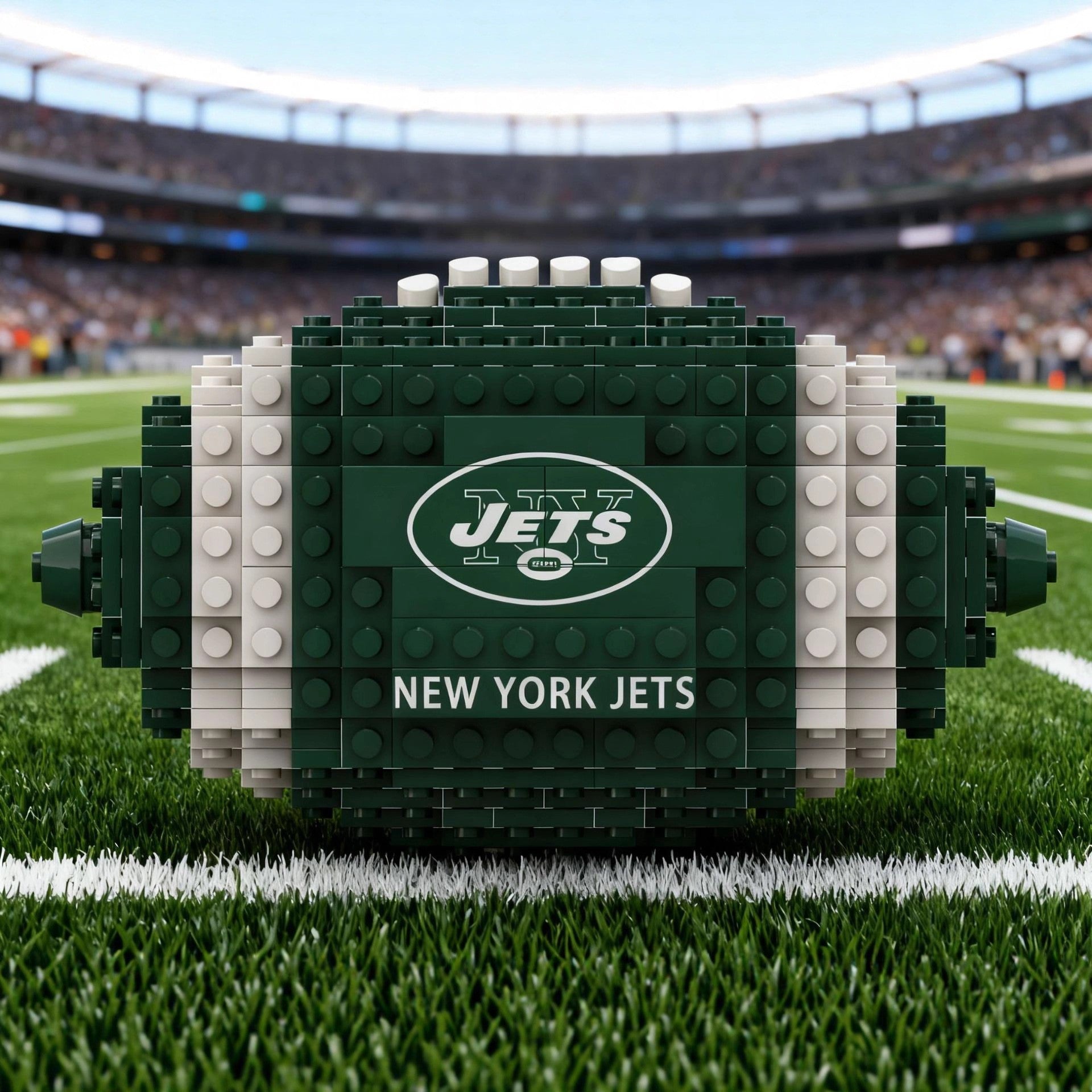 🏈Ultimate Fan Gridiron Football Building Block Set - DIY Collectible Puzzle Toy