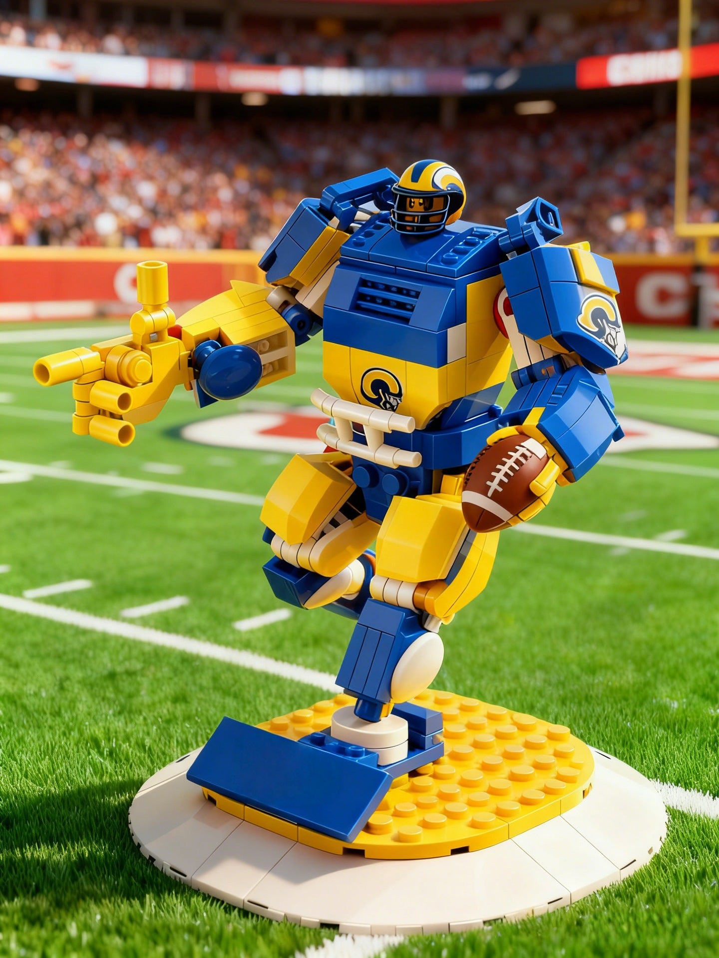 🏈 Ultimate Fan Collection: Pro League 32-Team Exclusive Mecha Building Blocks | Build Your Team Faith!