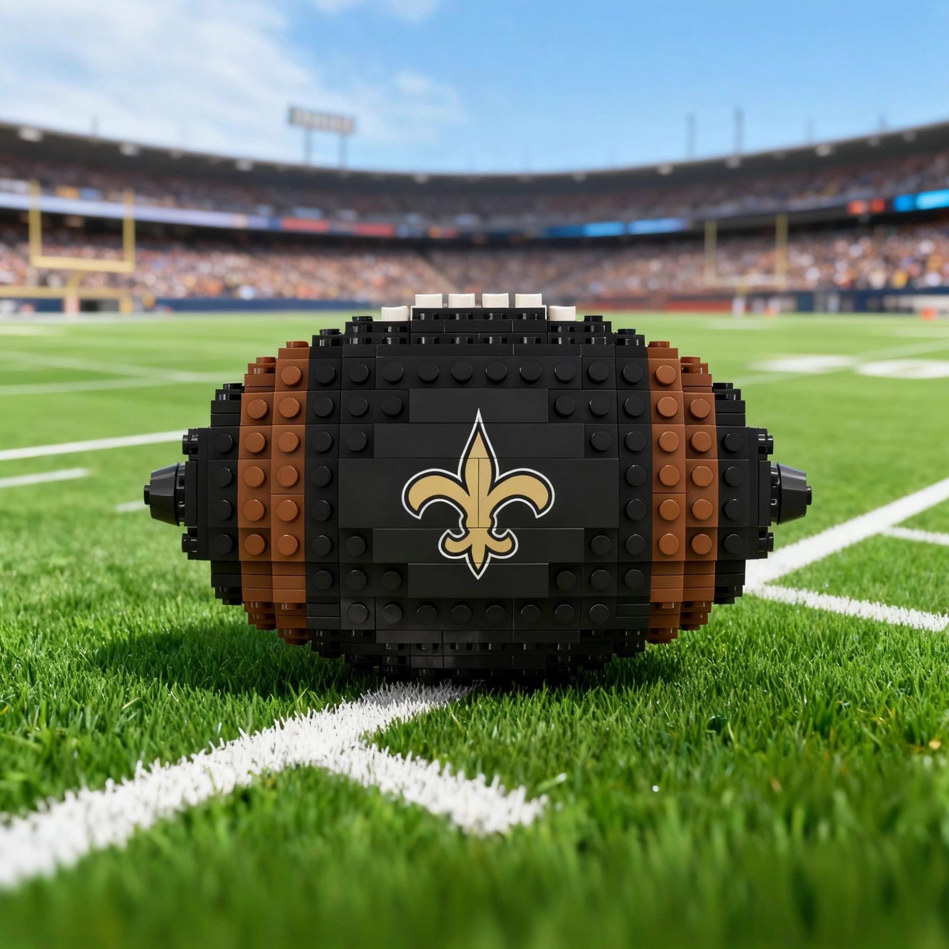 🏈Ultimate Fan Gridiron Football Building Block Set - DIY Collectible Puzzle Toy