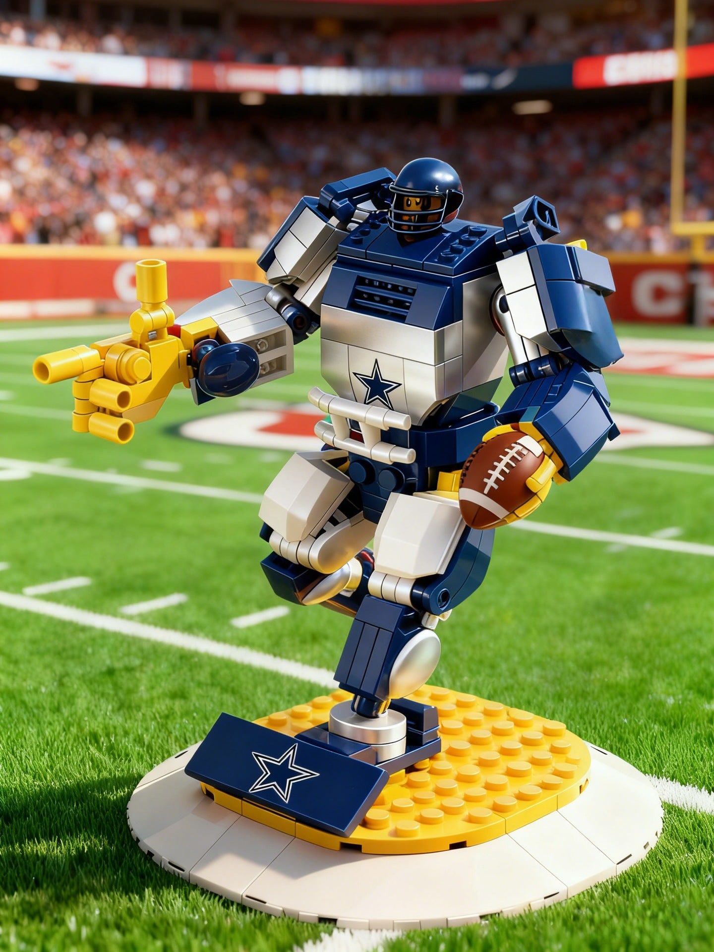 🏈 Ultimate Fan Collection: Pro League 32-Team Exclusive Mecha Building Blocks | Build Your Team Faith!