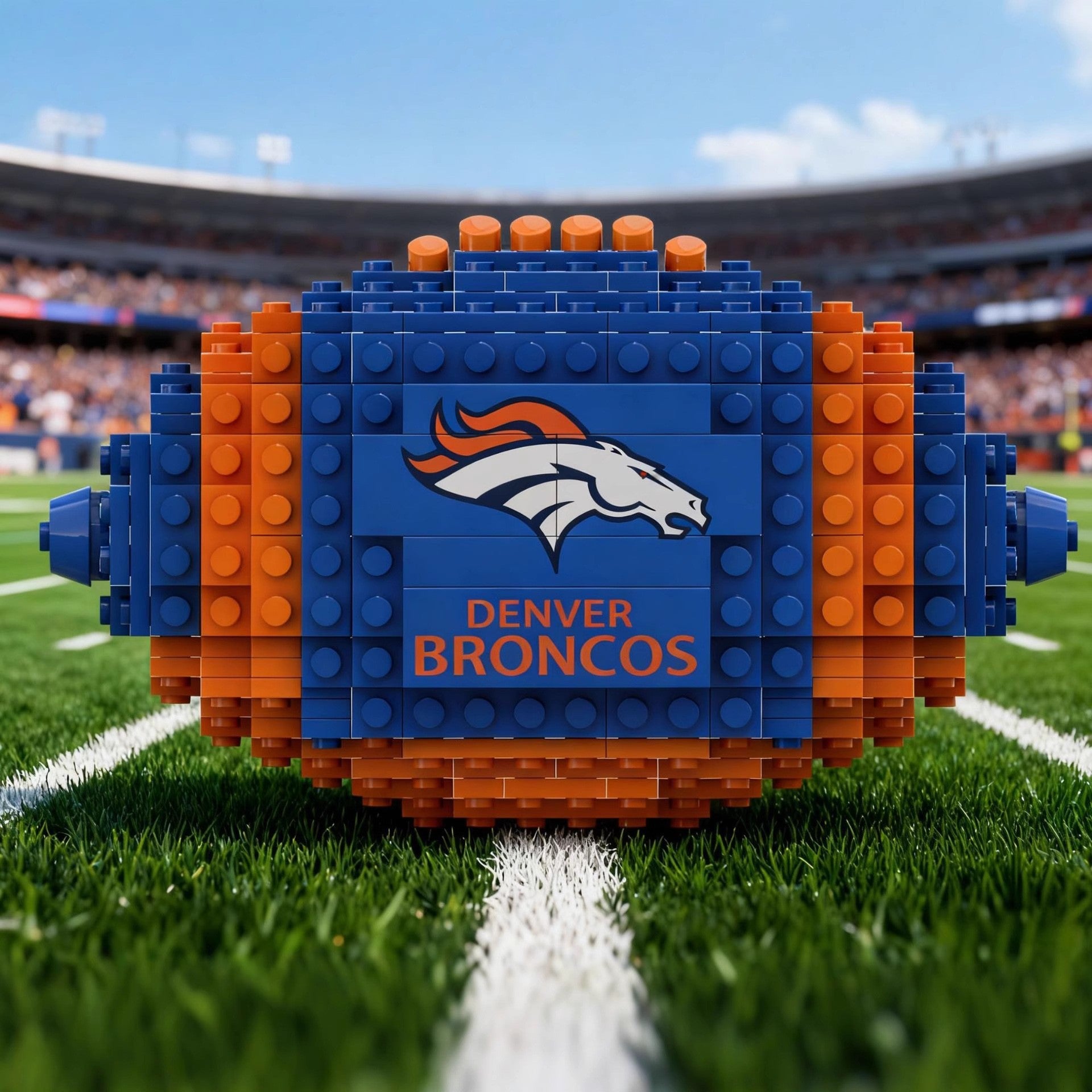 🏈Ultimate Fan Gridiron Football Building Block Set - DIY Collectible Puzzle Toy