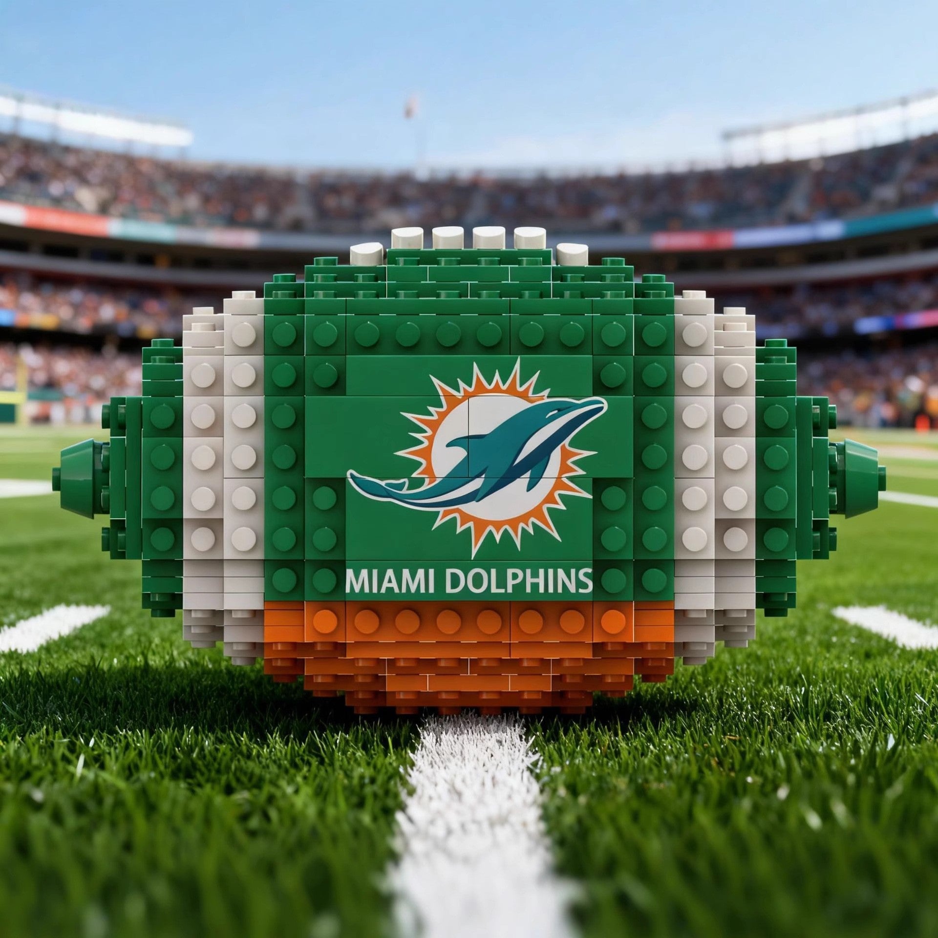 🏈Ultimate Fan Gridiron Football Building Block Set - DIY Collectible Puzzle Toy