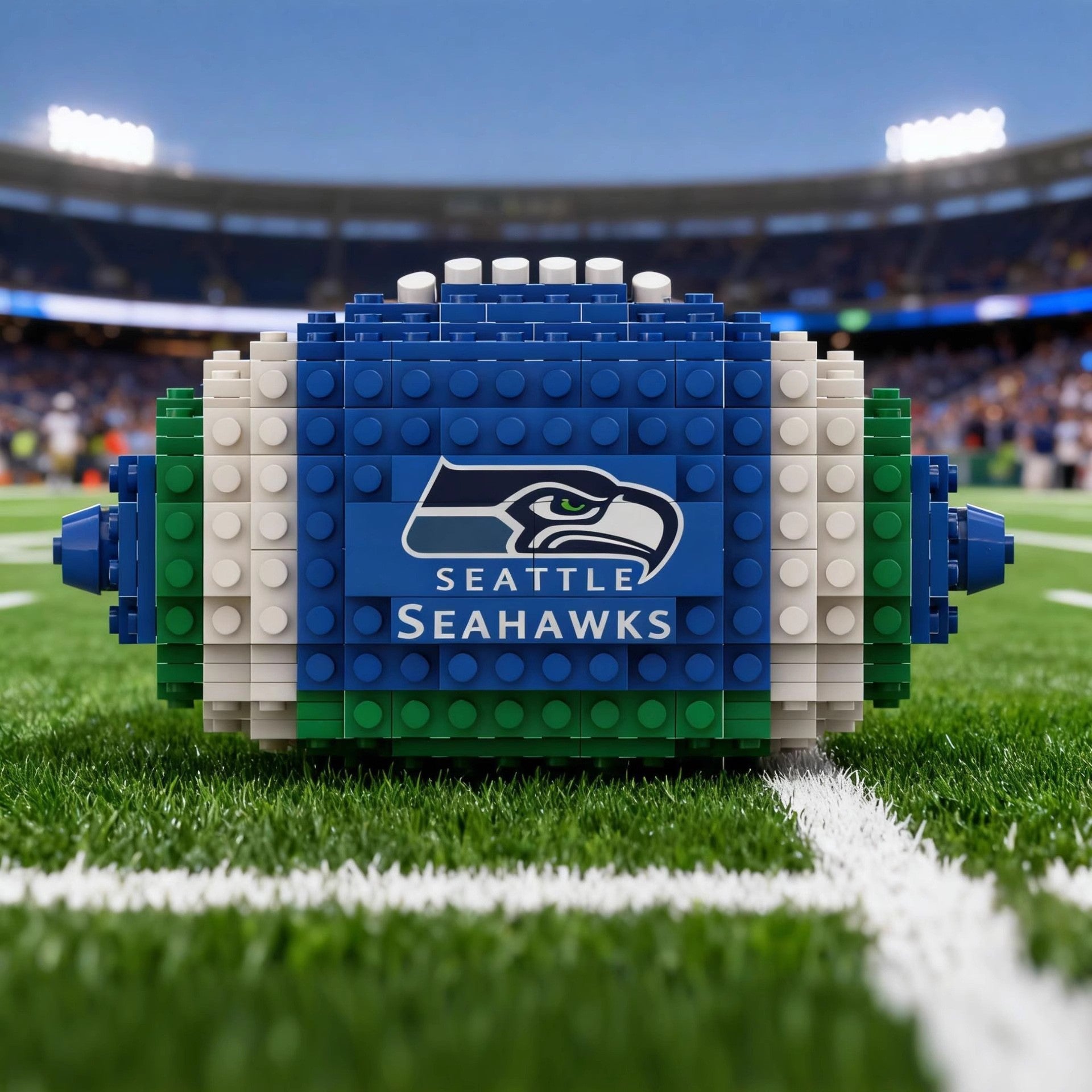 🏈Ultimate Fan Gridiron Football Building Block Set - DIY Collectible Puzzle Toy