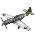 P-51 Mustang Fighter Aircraft Building Block Set