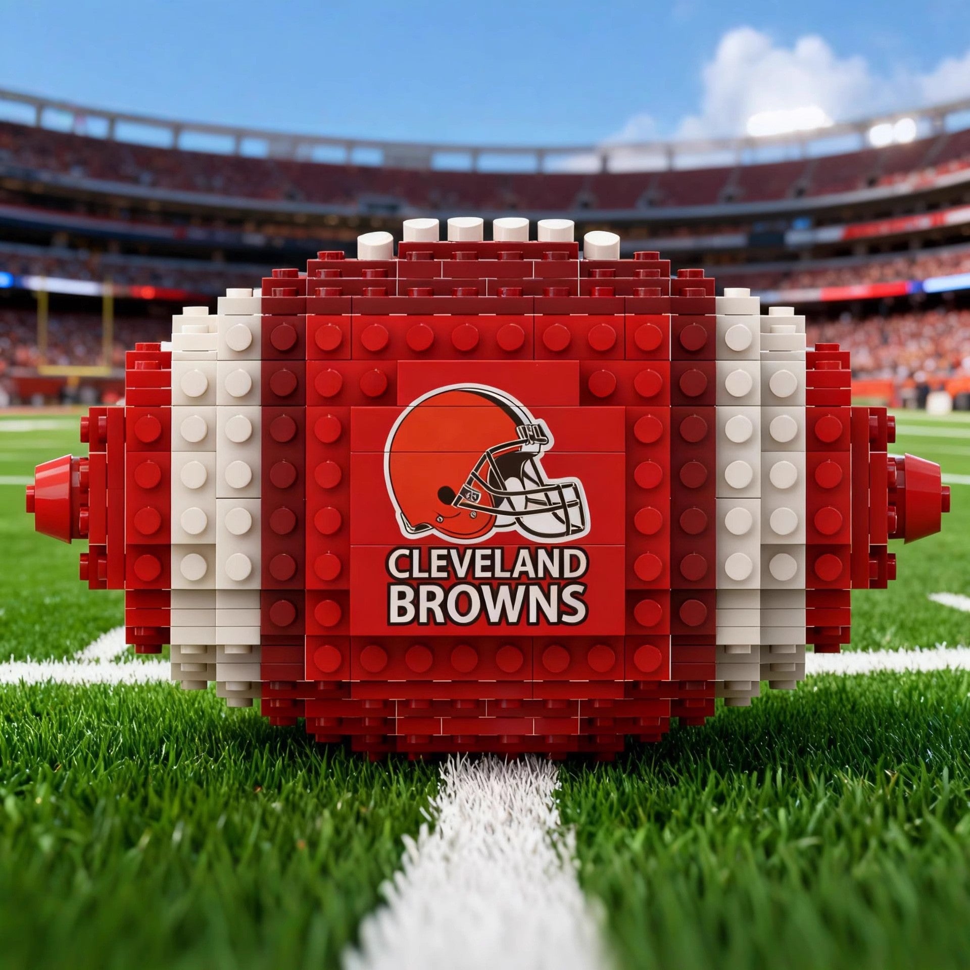 🏈Ultimate Fan Gridiron Football Building Block Set - DIY Collectible Puzzle Toy