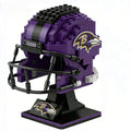 🏈 NFL Edition Brick Helmet Collection - 32 Teams Available - 3D DIY Display Model for Fans 🧱