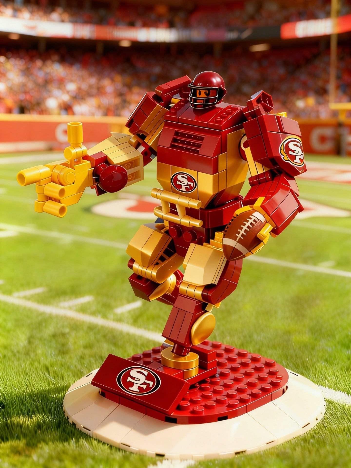 🏈 Ultimate Fan Collection: Pro League 32-Team Exclusive Mecha Building Blocks | Build Your Team Faith!