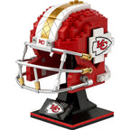 🏈 NFL Edition Brick Helmet Collection - 32 Teams Available - 3D DIY Display Model for Fans 🧱