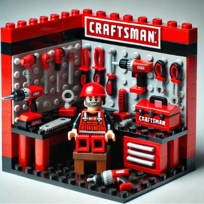 Build Your Dream Garage 🛠️ | ToolMaster Miniature Workshop Brick Set