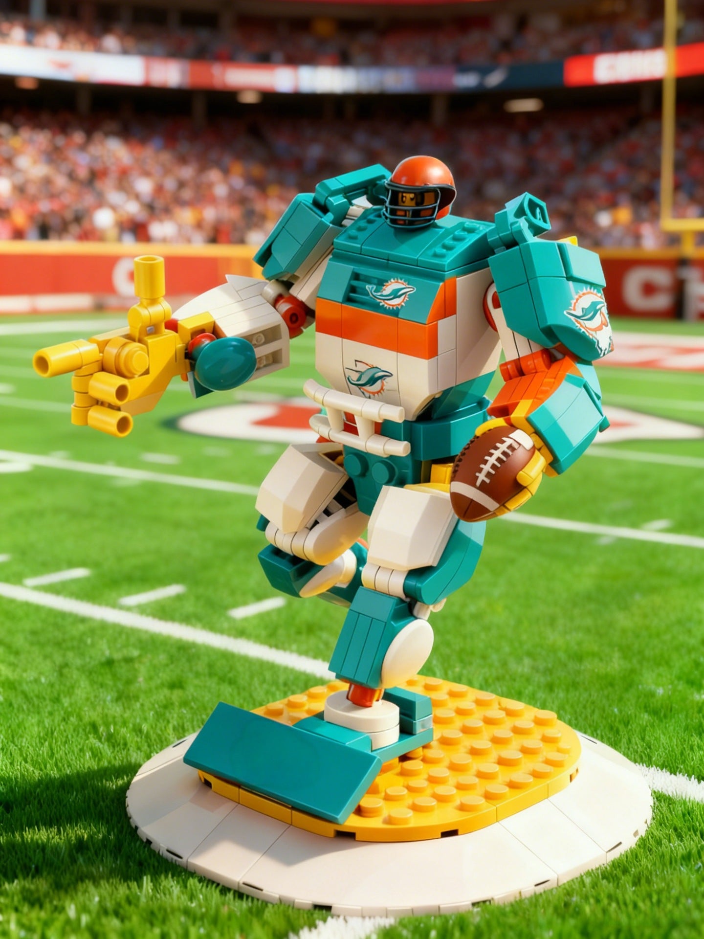 🏈 Ultimate Fan Collection: Pro League 32-Team Exclusive Mecha Building Blocks | Build Your Team Faith!