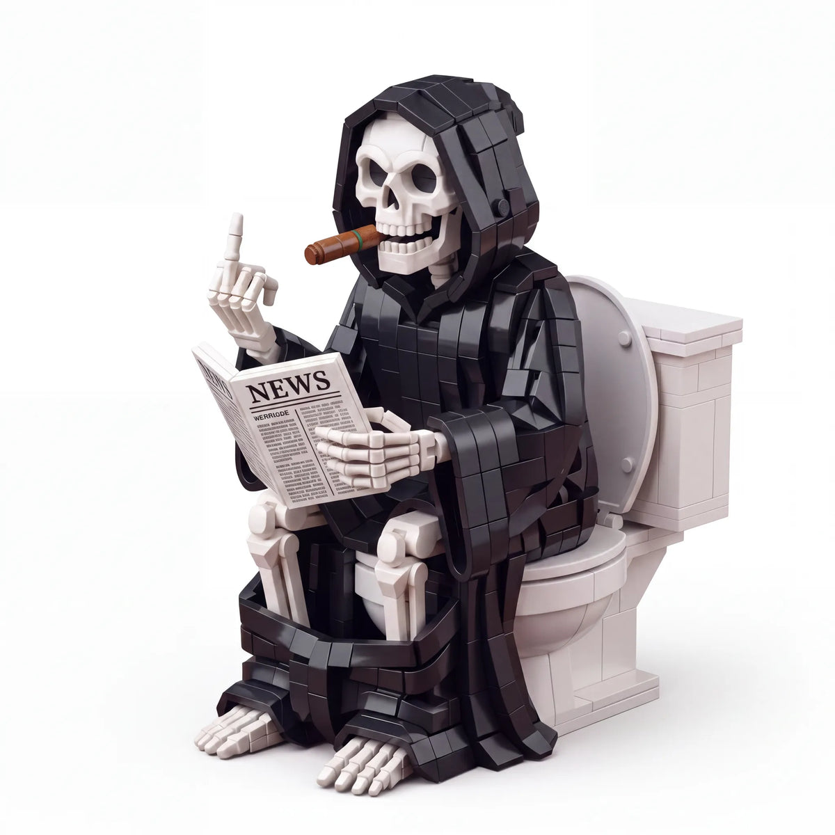 Death’s Bathroom Break – Grim Reaper Building Set