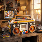 90s Nostalgia Retro Radio Building Block Set