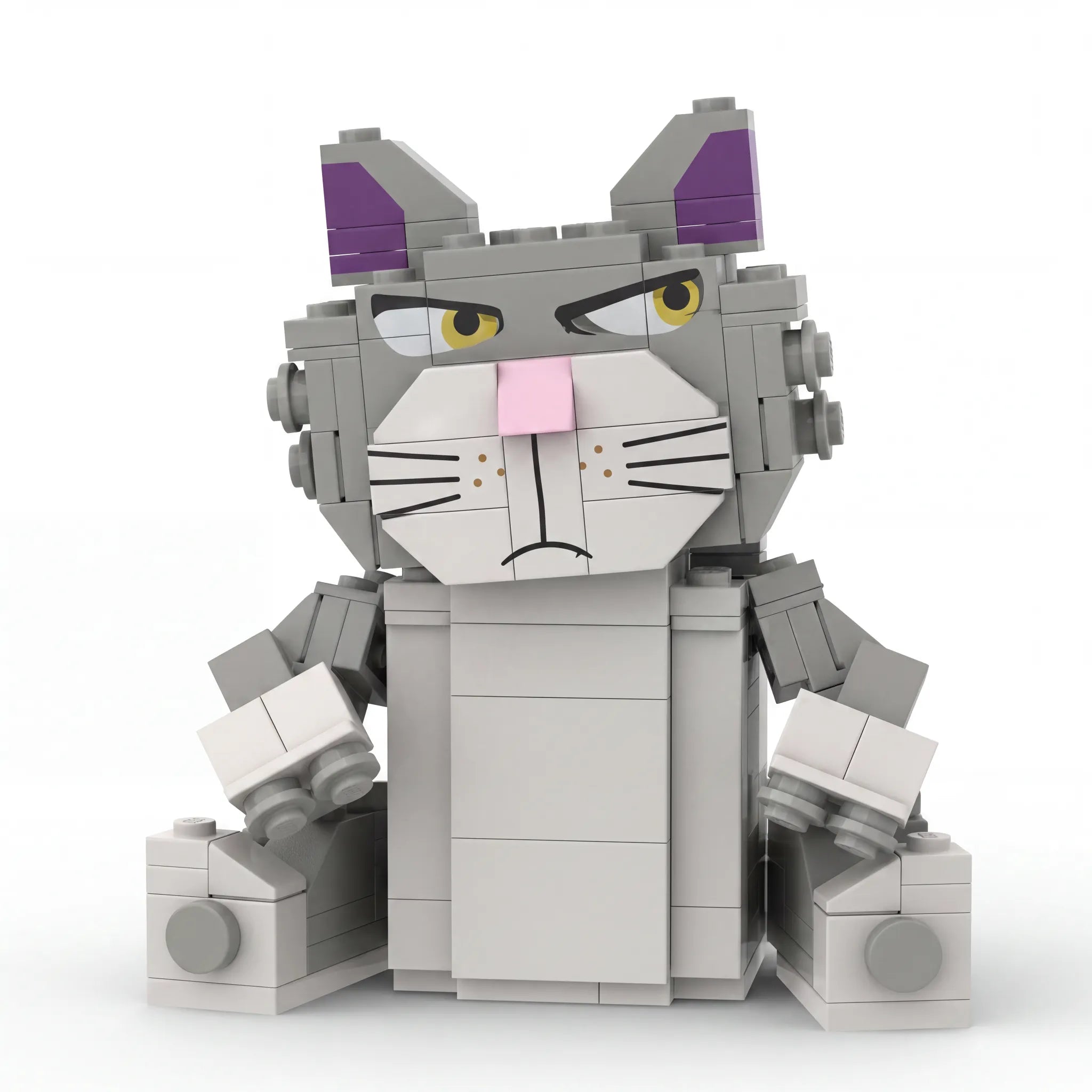 Build The Cat With The Biggest Attitude+ Building Blocks Set