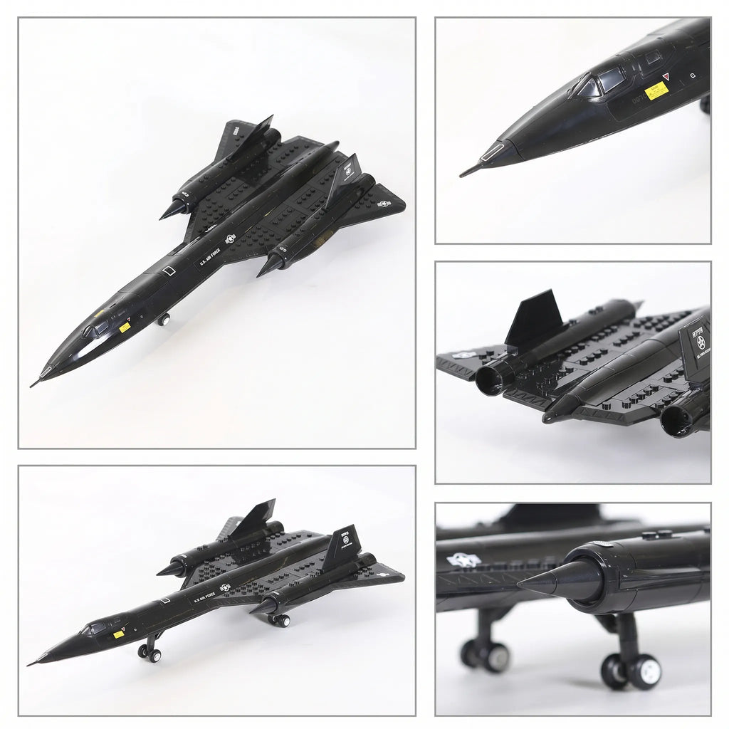 SR-71 Blackbird Reconnaissance Aircraft Building Block Set