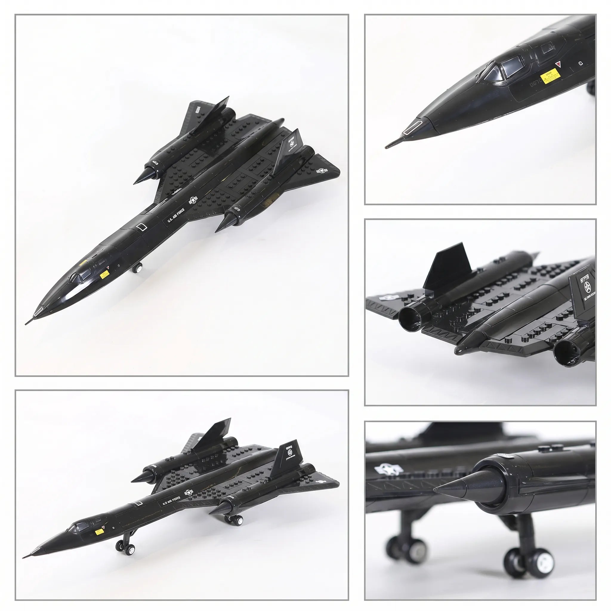 SR-71 Blackbird Reconnaissance Aircraft Building Block Set