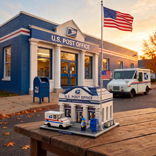 Build Your Own U.S. Post Office | Postal Building Block Set