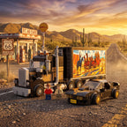 Classic Semi Truck & Muscle Car Collectible Building Block set