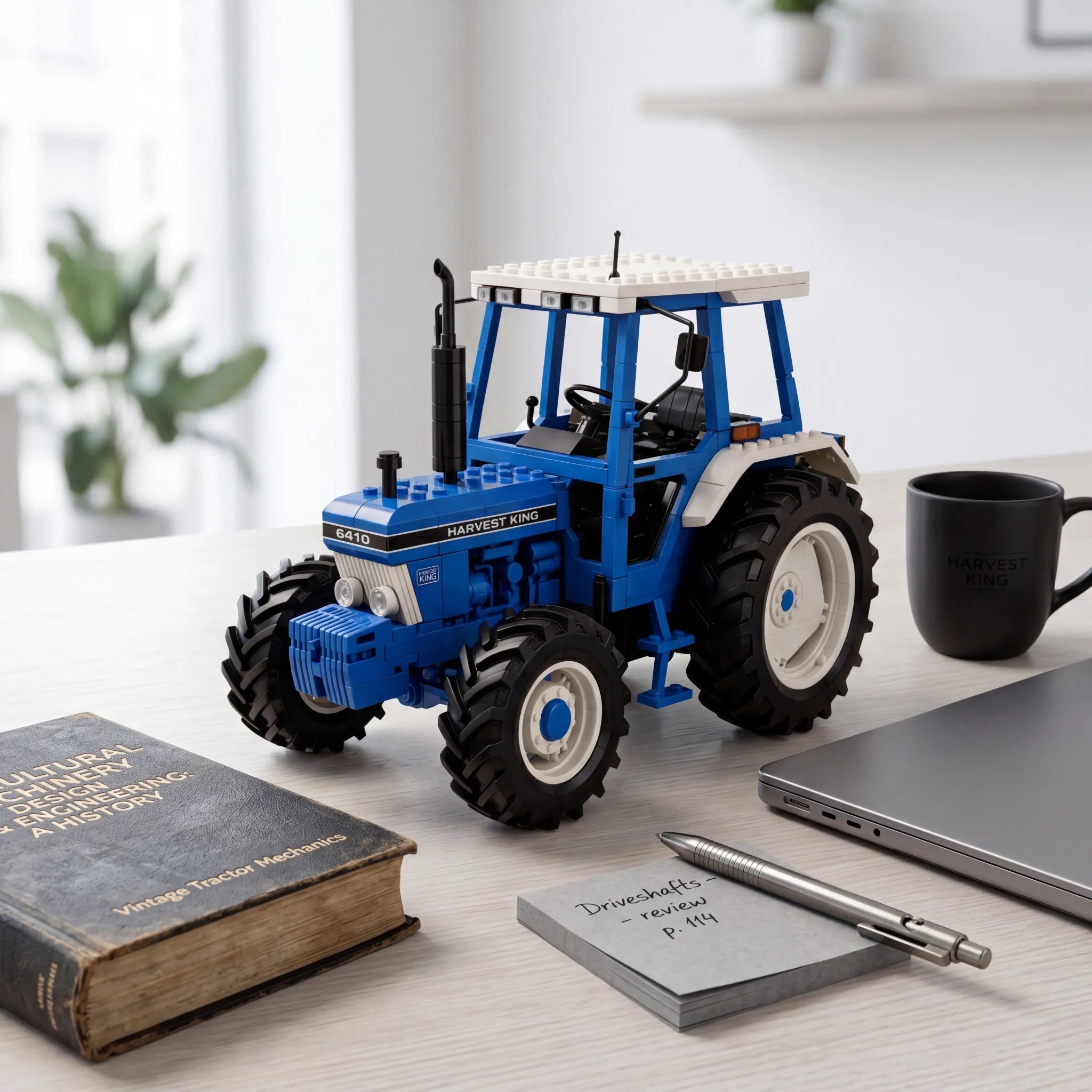 🚜  Retro Tractor Brick Set — Relive Farm Classics