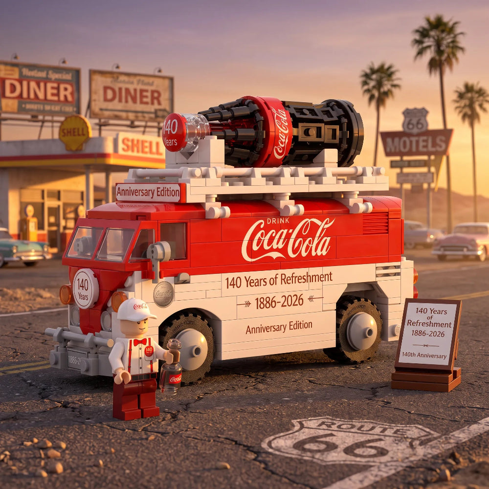 Coca-Cola 140th Anniversary Volkswagen T1 Building Block Kit
