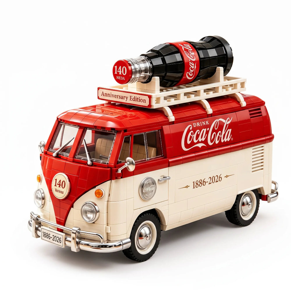 Coca-Cola 140th Anniversary Volkswagen T1 Building Block Kit